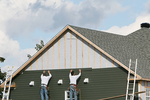 Professional Emergency Siding Repair technician working in Rogers, MN